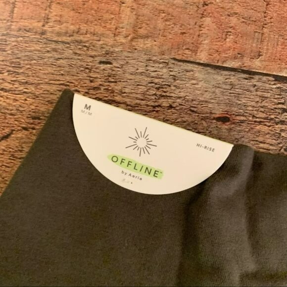 NWT Aerie OFFLINE Leggings - Size M | High Rise | Olive Green - Picture 5 of 9